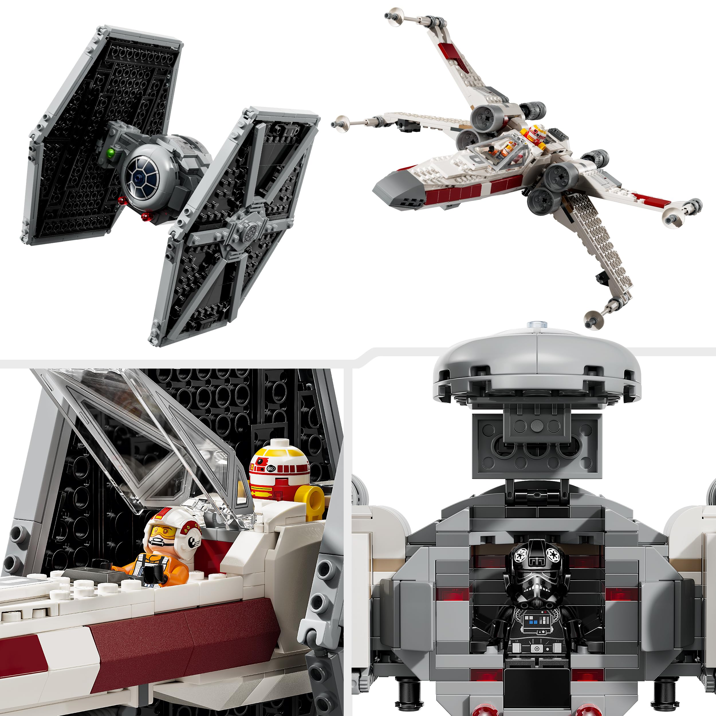Amazon.com: LEGO 75393 Star Wars Mashup aus TIE Fighter & XWing